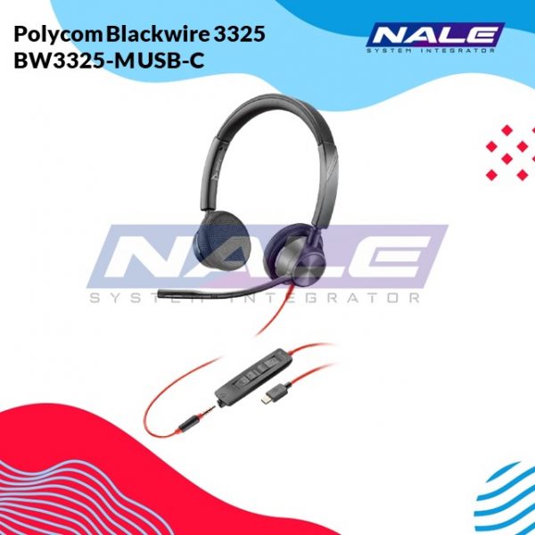 Polycom Blackwire 3325 BW3325-M USB-C