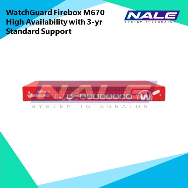 11 WatchGuard Firebox M670 High Availability with 3-yr Standard Support - Gambar 1