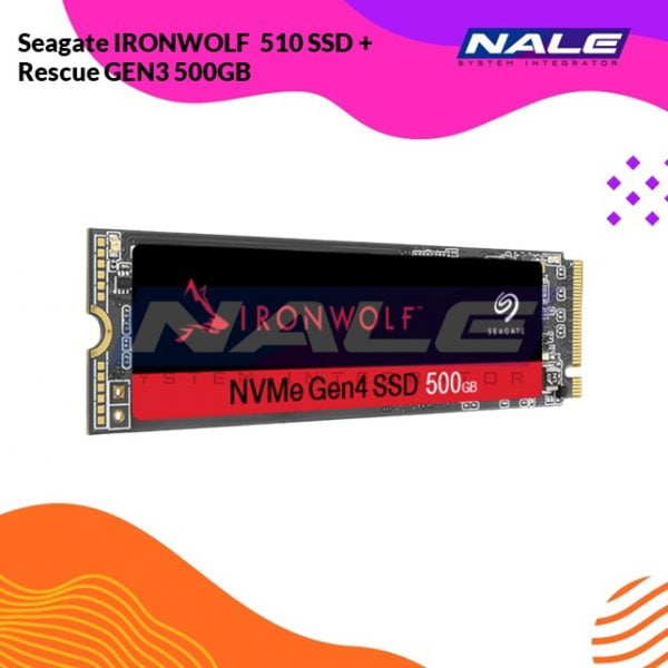 Seagate IRONWOLF 525 SSD + Rescue GEN4 500GB